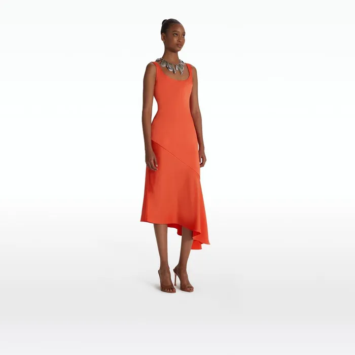 Safiyaa Warner Reef Midi Dress Women Dresses
