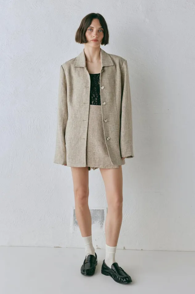 Sets Women VRG GRL Esti Jacket Wheat Sets Women VRG GRL Esti Jacket Wheat