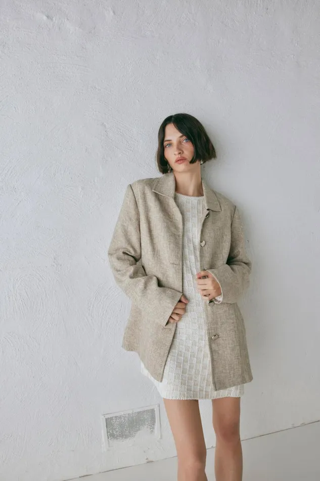 Sets Women VRG GRL Esti Jacket Wheat Sets Women VRG GRL Esti Jacket Wheat