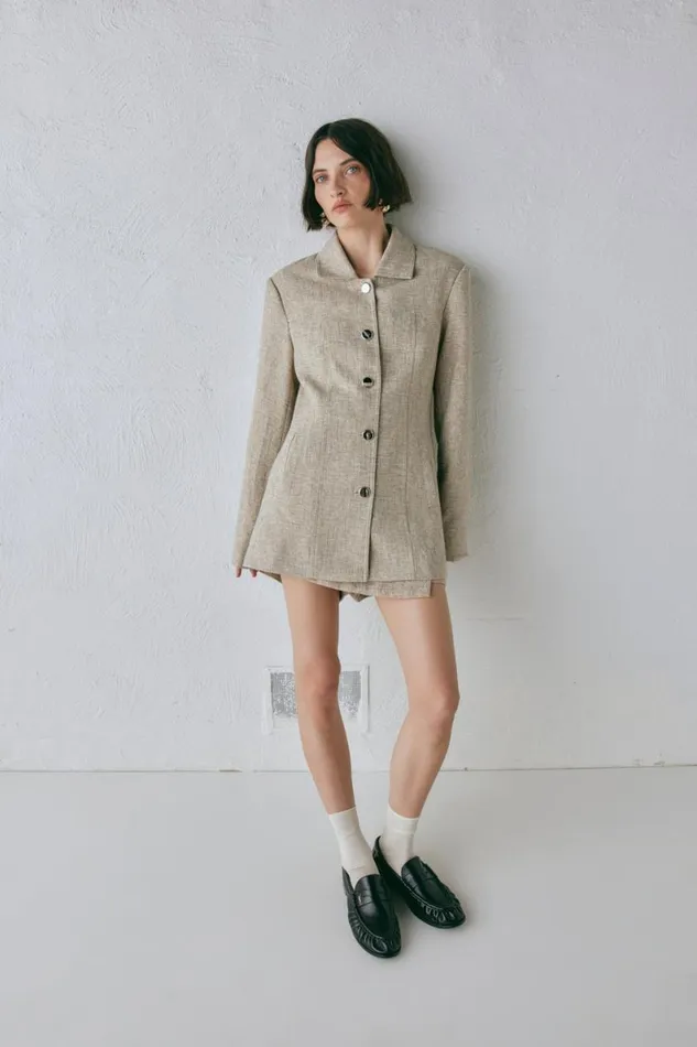 Sets Women VRG GRL Esti Jacket Wheat Sets Women VRG GRL Esti Jacket Wheat