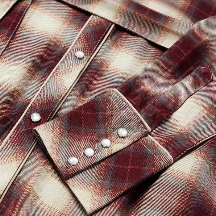Shirt Dresses Women Stetson Black Cherry Plaid Shirt Dress Red
