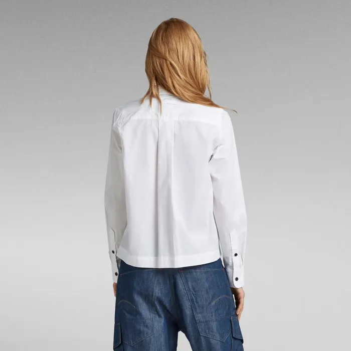 Shirts and Blouses Women GStar RAW Boxy Shirt White