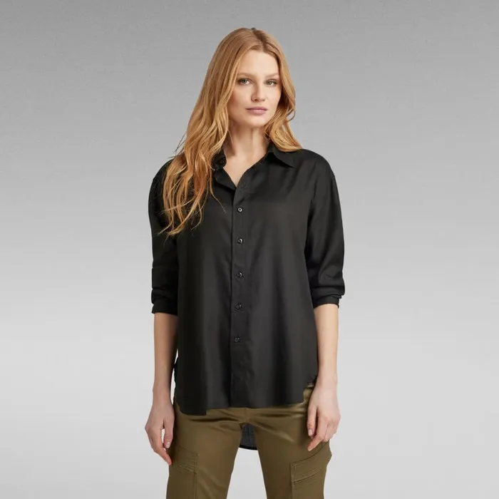 Shirts and Blouses Women GStar RAW Dress Shirt Dark Black