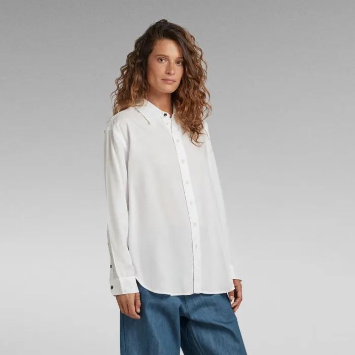 Shirts and Blouses Women GStar RAW Dress Shirt White