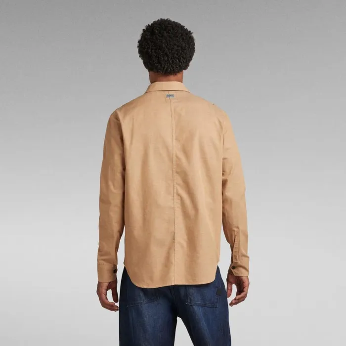 Shirts Men GStar RAW Cargo Regular Shirt Chipmunk