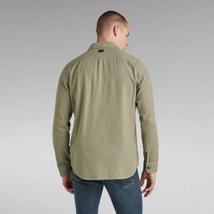 Shirts Men GStar RAW Marine Slim Shirt Shamrock