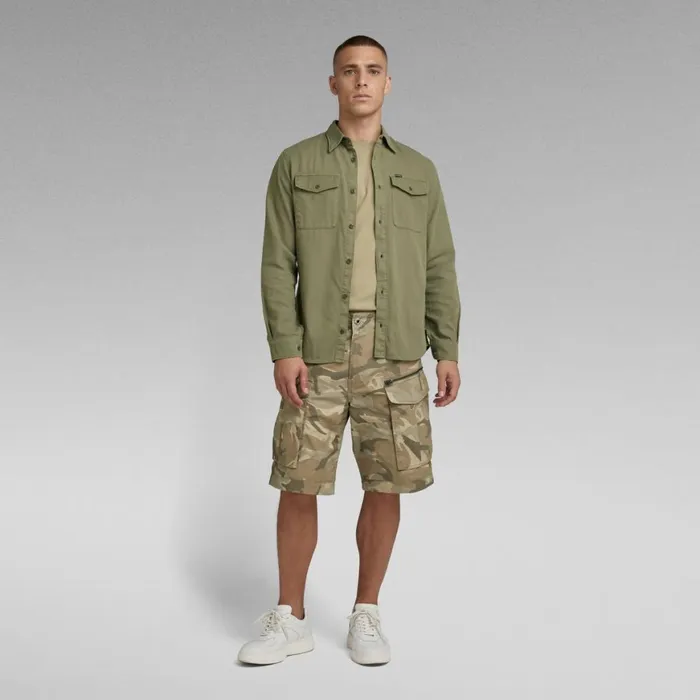 Shirts Men GStar RAW Marine Slim Shirt Shamrock