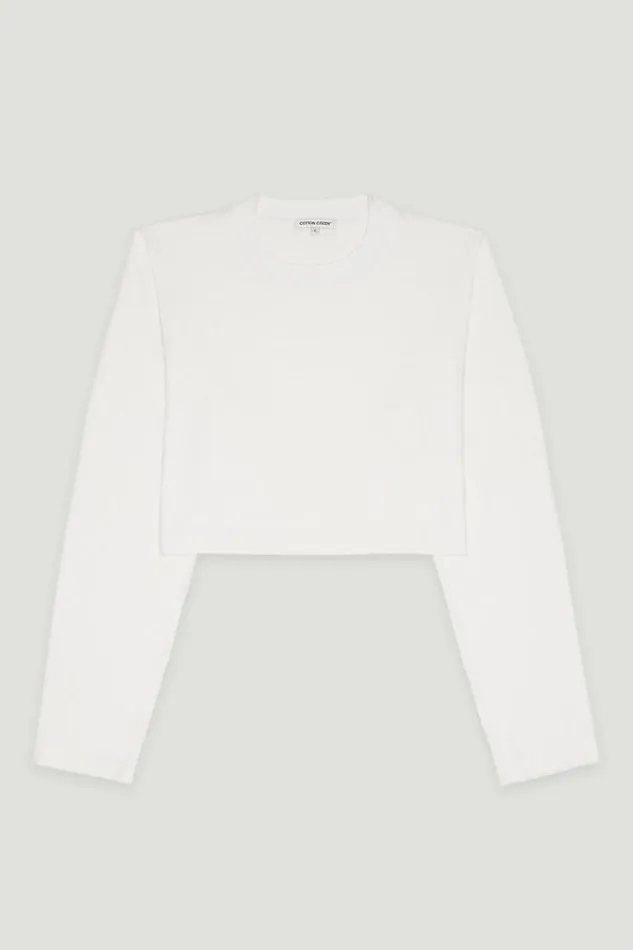 Shirts Women COTTON CITIZEN Tokyo Crop Shirt White Shirts Women COTTON CITIZEN Tokyo Crop Shirt White