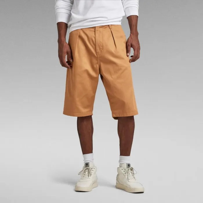 Shorts Men GStar RAW Pleated Chino Shorts Chipmunk