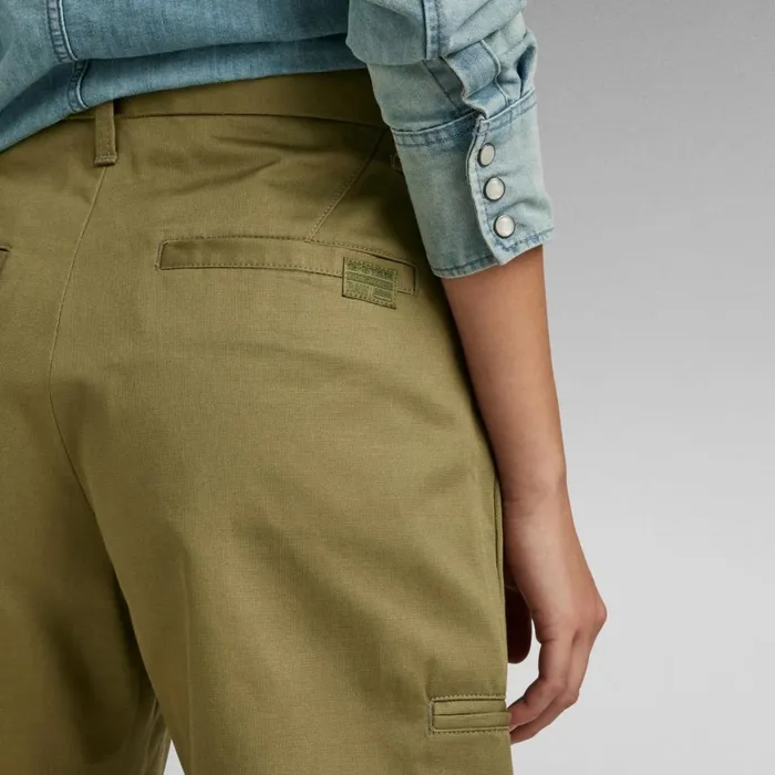 Shorts Women GStar RAW Chino Bermuda Shorts Smoke Olive