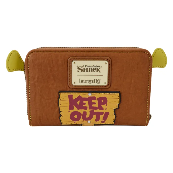 Shrek Keep Out Cosplay Zip Around Wallet Unisex Loungefly Bags and Wallets Shrek Keep Out Cosplay Zip Around Wallet Unisex Loungefly Bags and Wallets