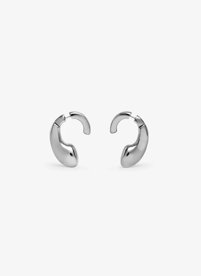 Silver DRIP EARRINGS Women Alaa Jewels
