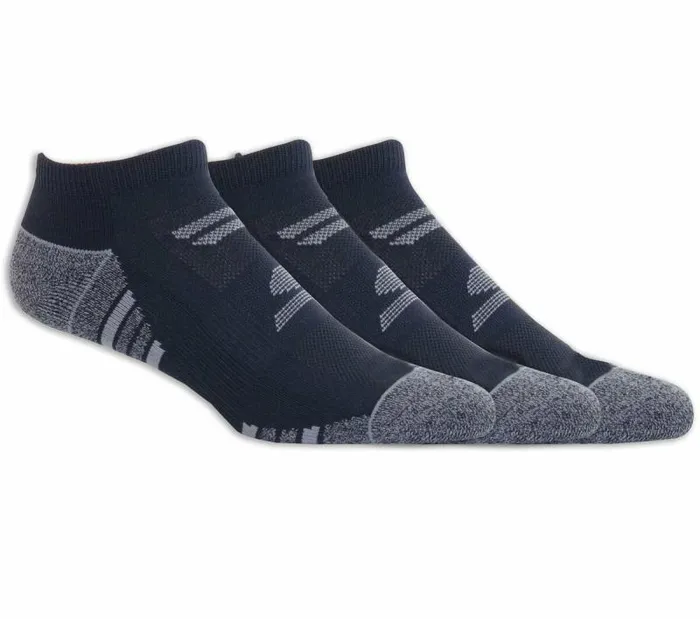 Skechers 3 Pack Half Terry No Show Socks Black WomenMen Socks