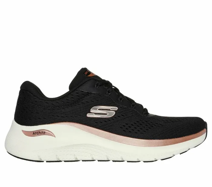 Skechers Arch Fit 20 8211 Glow The Distance Black Rose Gold Women Athletic Sneakers Skechers Arch Fit 20 8211 Glow The Distance Black Rose Gold Women Athletic Sneakers
