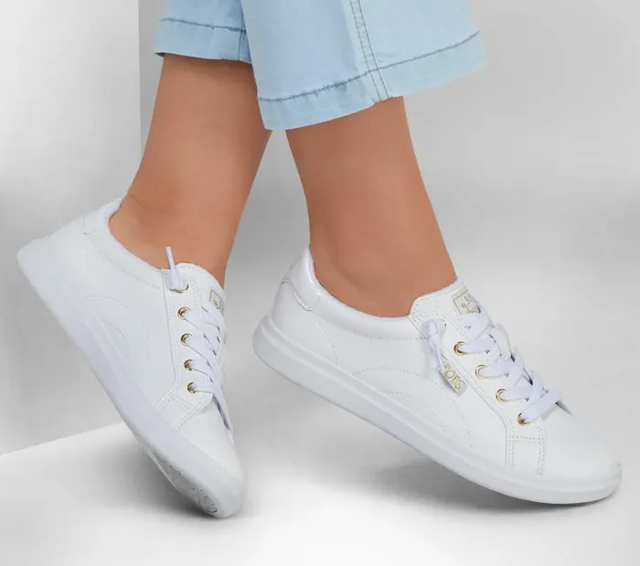 Skechers BOBS D039Vine 8211 Instant Delight White Women Casual Sneakers