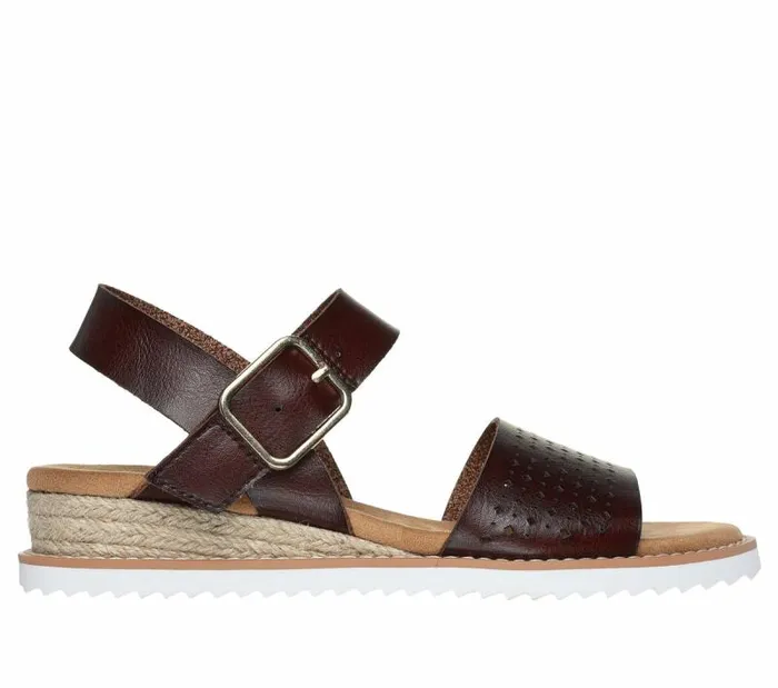Skechers BOBS Desert Kiss 8211 Sunny Flair Chocolate Women Sandals