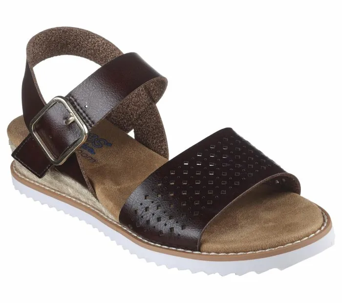 Skechers BOBS Desert Kiss 8211 Sunny Flair Chocolate Women Sandals
