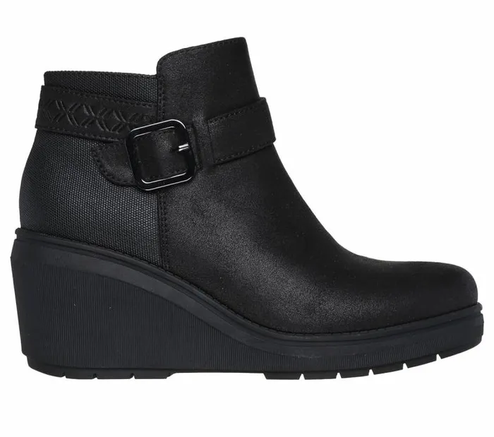 Skechers BOBS Gala 8211 In High Demand Black Women Boots