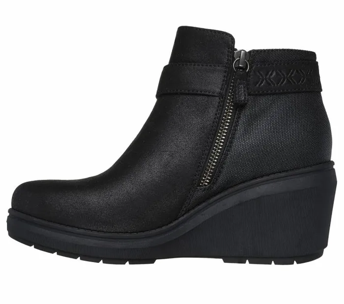 Skechers BOBS Gala 8211 In High Demand Black Women Boots