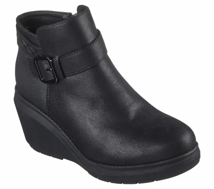 Skechers BOBS Gala 8211 In High Demand Black Women Boots