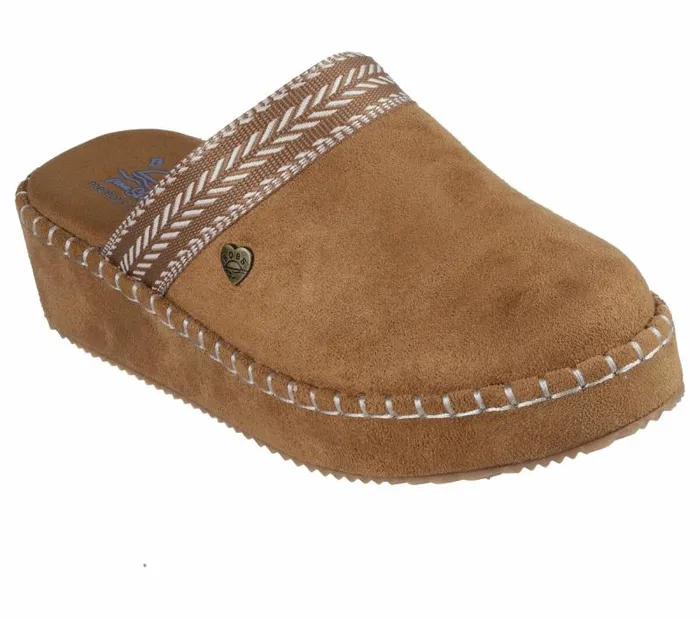 Skechers BOBS Rosey Rise Chestnut Women SlipOns Skechers BOBS Rosey Rise Chestnut Women SlipOns