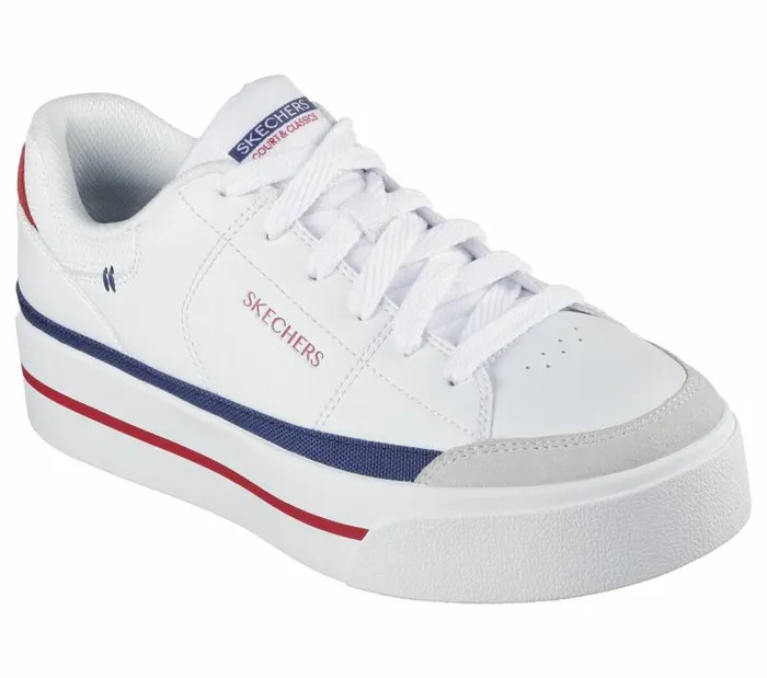 Skechers Camdenn 8211 Cool It Down White Navy Women Casual Sneakers Skechers Camdenn 8211 Cool It Down White Navy Women Casual Sneakers