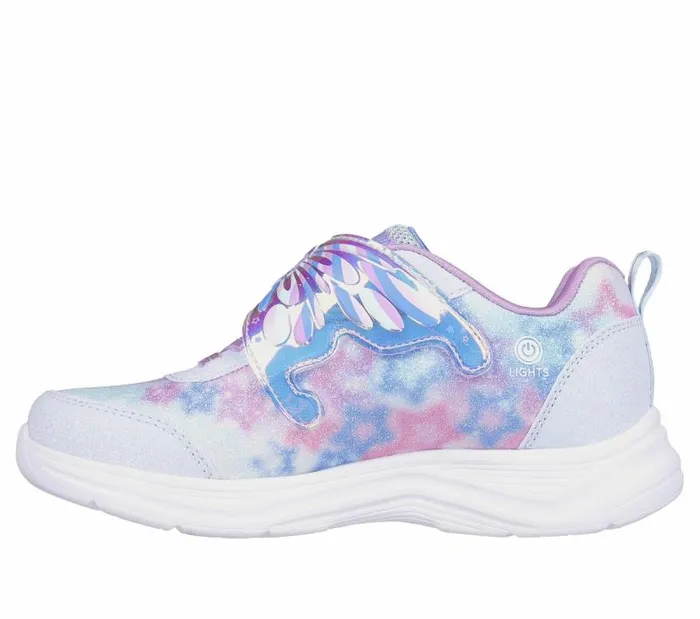 Skechers Glimmer Kicks 8211 Magical Wings Light Blue Lavender Kids Athletic Shoes and Sneakers Skechers Glimmer Kicks 8211 Magical Wings Light Blue Lavender Kids Athletic Shoes and Sneakers