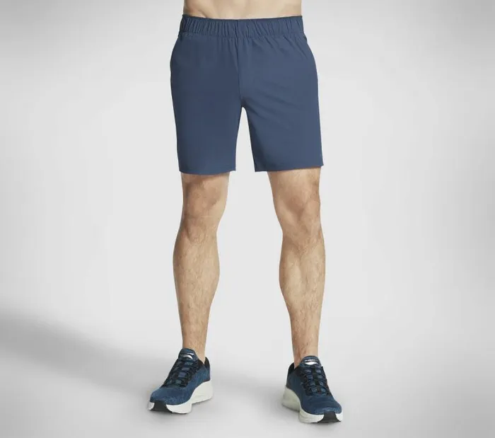 Skechers GO STRETCH Ultra 7 Inch Short Charcoal Navy Men Bottoms