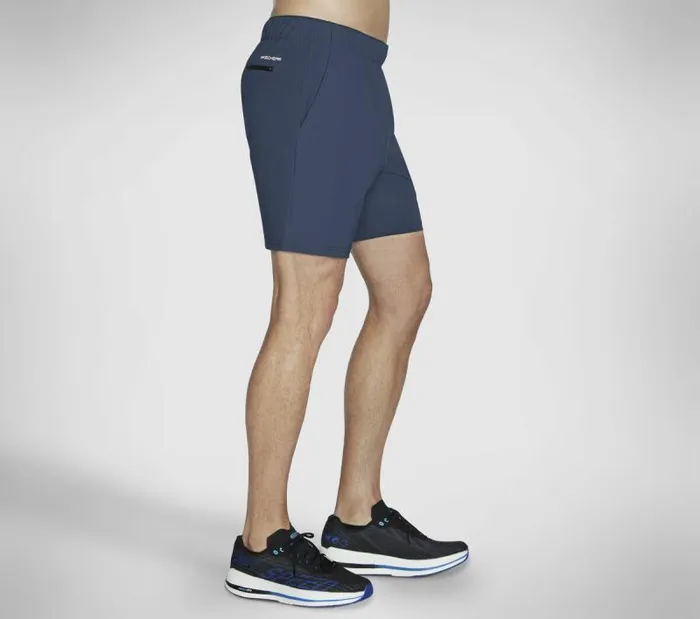 Skechers GO STRETCH Ultra 7 Inch Short Charcoal Navy Men Bottoms Skechers GO STRETCH Ultra 7 Inch Short Charcoal Navy Men Bottoms