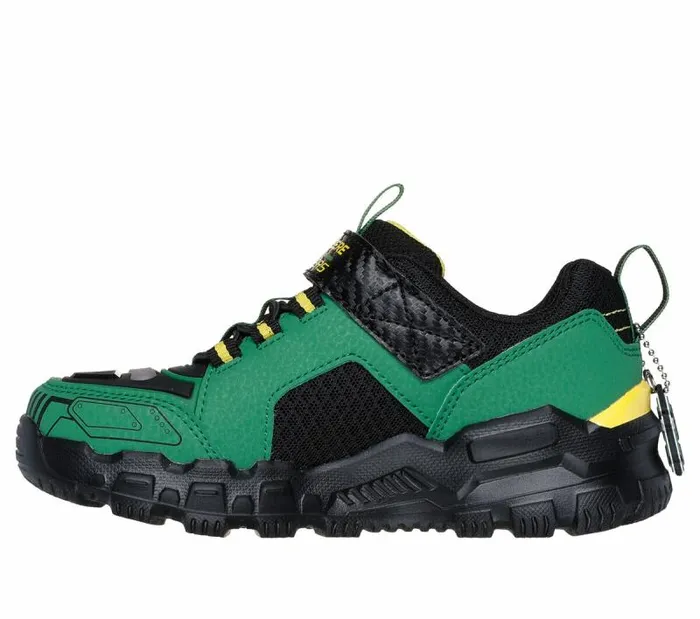 Skechers John Deere Adventure Track 8211 RuggedBrights Green Black Kids Athletic Shoes and Sneakers