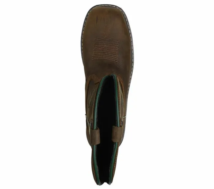 Skechers John Deere Rowood 8211 Boulder Valley CT Dark Brown Men Boots