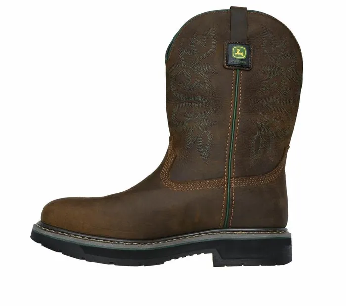 Skechers John Deere Rowood 8211 Boulder Valley CT Dark Brown Men Boots