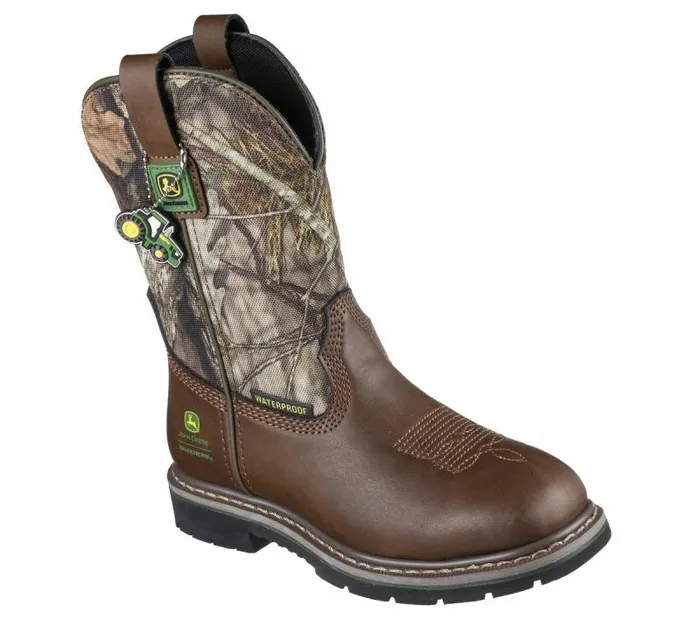 Skechers John Deere Rowood 8211 Moss Canyon Camouflage Kids Boots