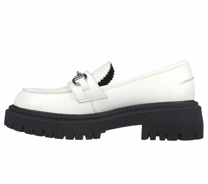 Skechers Modern Rugged 8211 Sweet Choice White Black Women SlipOns Skechers Modern Rugged 8211 Sweet Choice White Black Women SlipOns