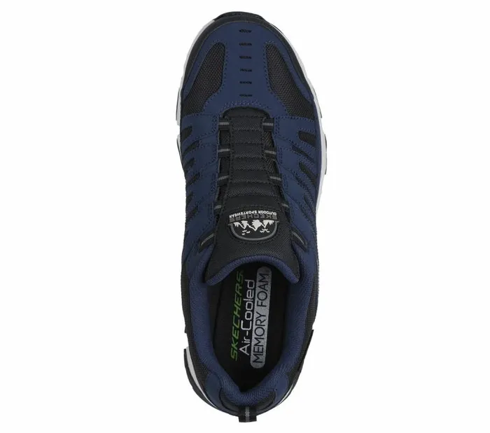 Skechers Relaxed Fit Crossbar 8211 Cedar Navy Black Men Athletic Sneakers Skechers Relaxed Fit Crossbar 8211 Cedar Navy Black Men Athletic Sneakers