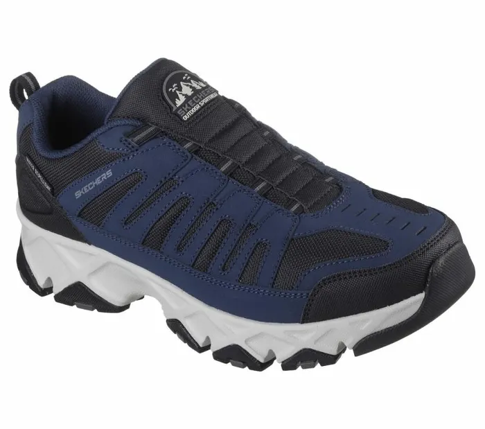 Skechers Relaxed Fit Crossbar 8211 Cedar Navy Black Men Athletic Sneakers Skechers Relaxed Fit Crossbar 8211 Cedar Navy Black Men Athletic Sneakers