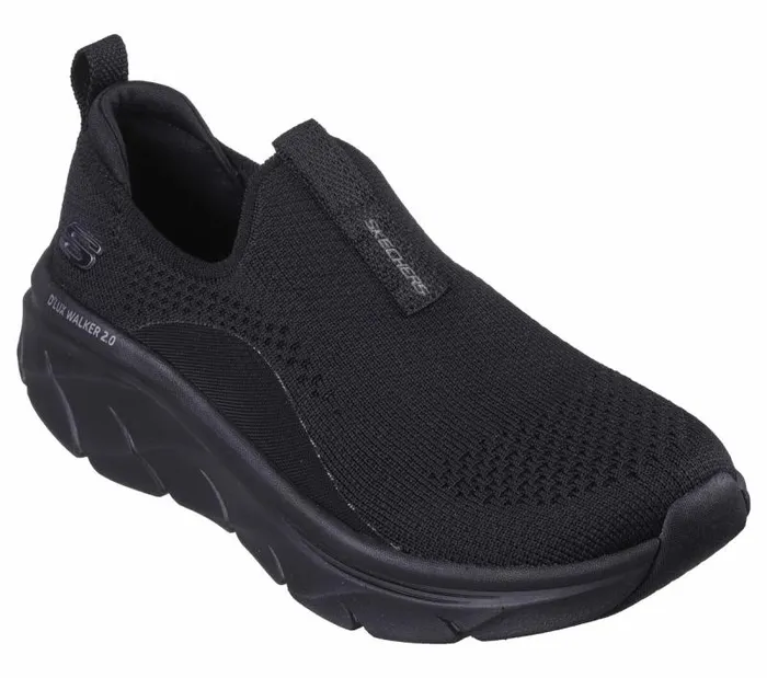 Skechers Relaxed Fit D039Lux Walker 20 8211 Bold State Black Women Athletic Sneakers Skechers Relaxed Fit D039Lux Walker 20 8211 Bold State Black Women Athletic Sneakers