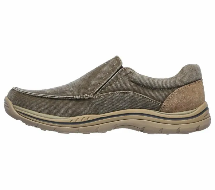 Skechers Relaxed Fit Expected 8211 Avillo Khaki Men Casual Sneakers Skechers Relaxed Fit Expected 8211 Avillo Khaki Men Casual Sneakers