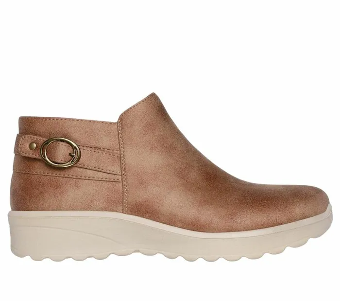 Skechers Relaxed Fit Lovely Vibe 8211 Moonlight Tan Women Boots