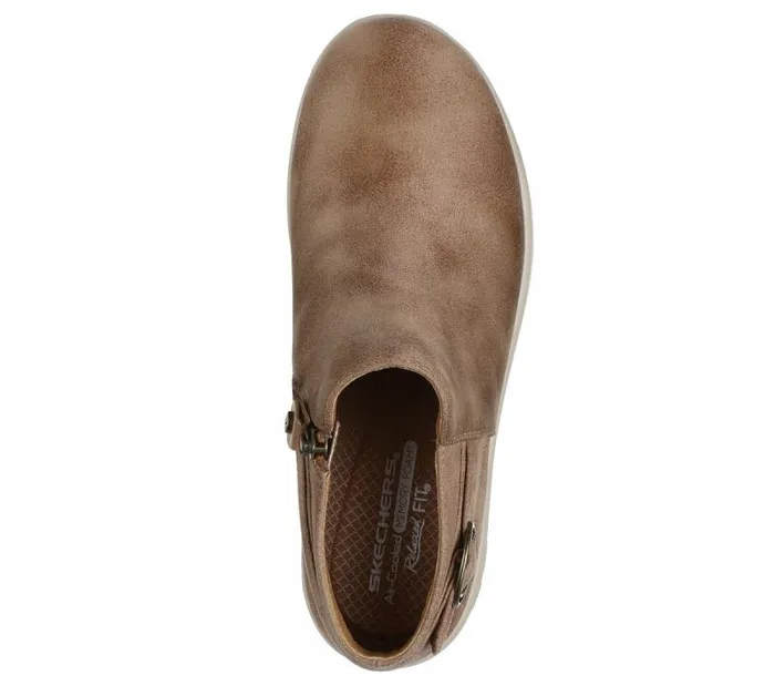 Skechers Relaxed Fit Lovely Vibe 8211 Moonlight Tan Women Boots Skechers Relaxed Fit Lovely Vibe 8211 Moonlight Tan Women Boots
