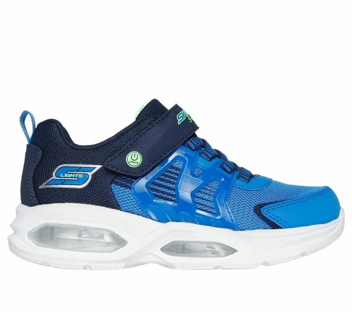 Skechers S Lights Prismatrons Blue Navy Kids Athletic Shoes and Sneakers