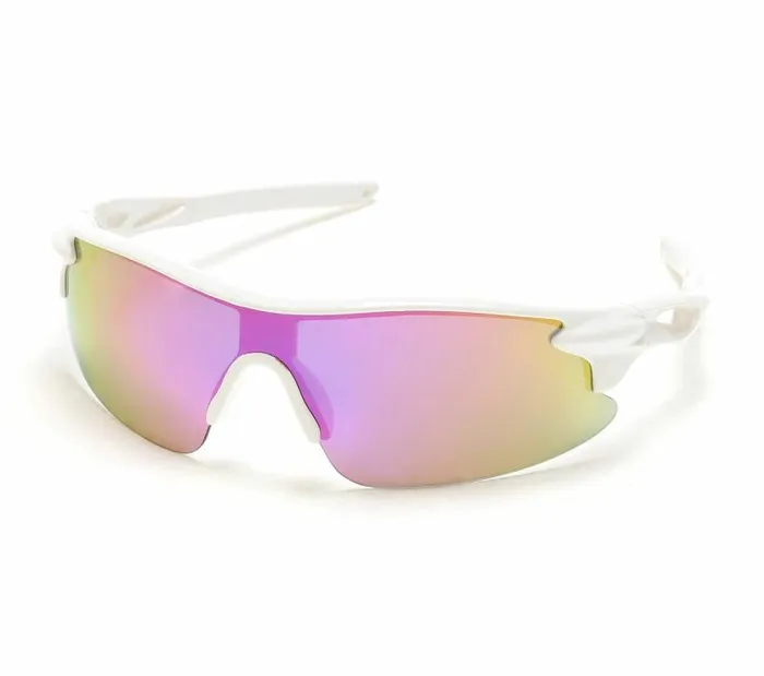 Skechers SemiRimless Sport Wrap Sunglasses White WomenMen Sunglasses