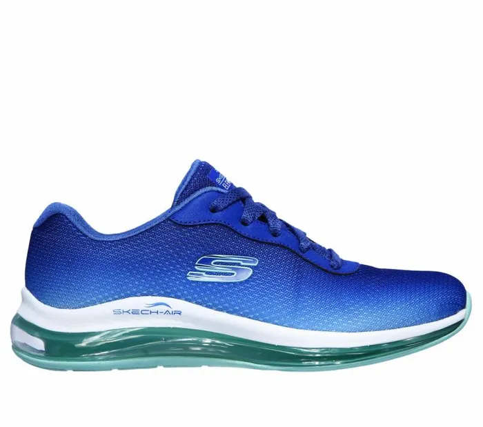 Skechers SkechAir Element 20 Navy Aqua Women Athletic Sneakers
