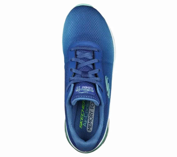 Skechers SkechAir Element 20 Navy Aqua Women Athletic Sneakers Skechers SkechAir Element 20 Navy Aqua Women Athletic Sneakers