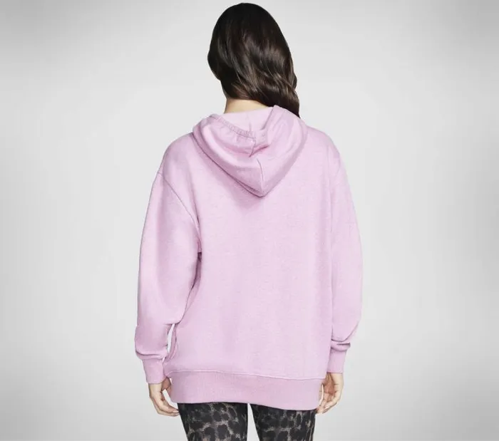 Skechers SkechSweats Shine Hoodie Light Mauve Women Tops Skechers SkechSweats Shine Hoodie Light Mauve Women Tops