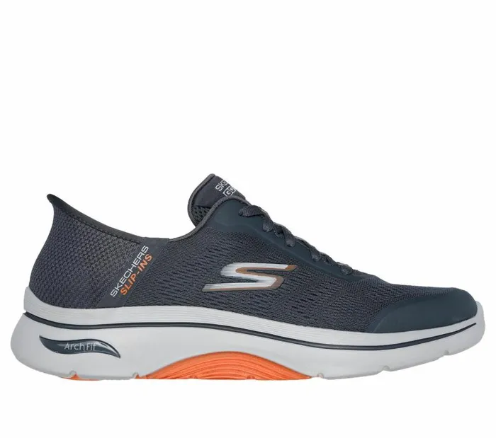 Skechers Skechers Slipins Arch Fit 20 8211 Simplicity 2 Charcoal Orange Men Athletic Sneakers Skechers Skechers Slipins Arch Fit 20 8211 Simplicity 2 Charcoal Orange Men Athletic Sneakers