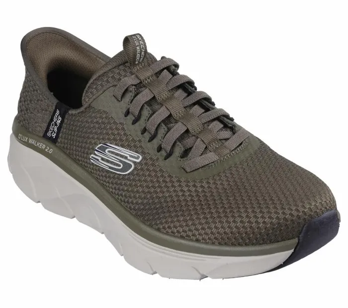 Skechers Skechers Slipins D039Lux Walker 20 8211 Taurrel Olive Men Casual Sneakers