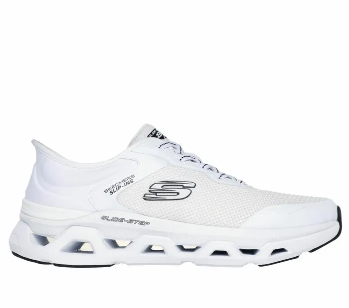 Skechers Skechers Slipins GlideStep Altus 8211 Turn Out White Black Men Athletic Sneakers