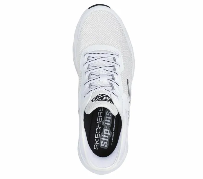 Skechers Skechers Slipins GlideStep Altus 8211 Turn Out White Black Men Athletic Sneakers