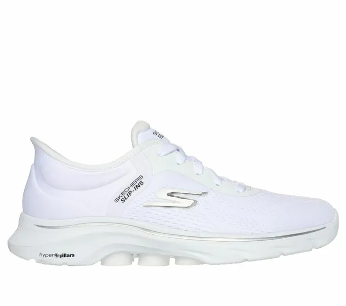 Skechers Skechers Slipins GO WALK 7 8211 Valin White Black Women Athletic Sneakers Skechers Skechers Slipins GO WALK 7 8211 Valin White Black Women Athletic Sneakers